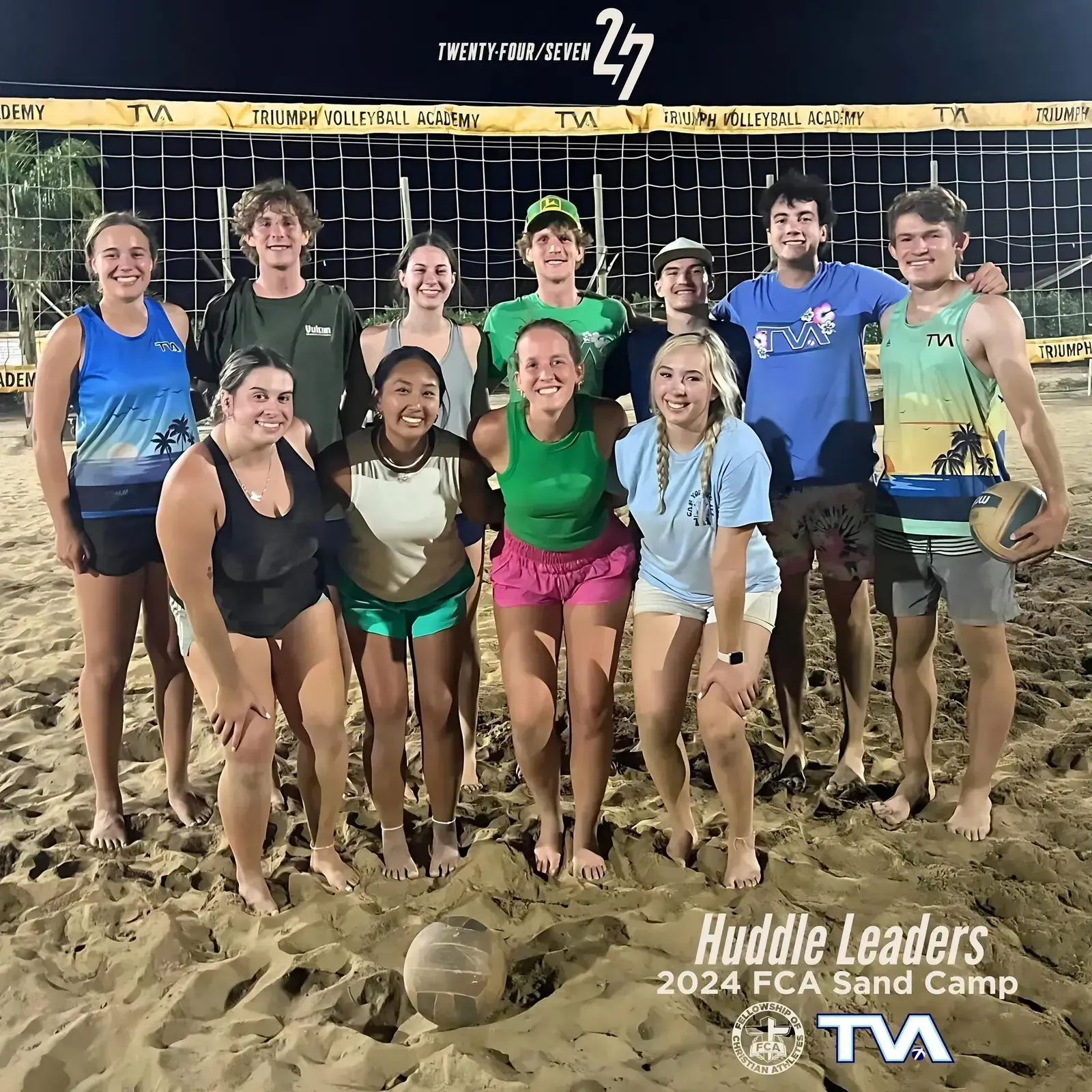 TVA team at the FCA sand camp