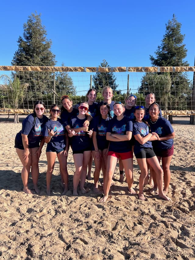 TVA beach volleyball practice